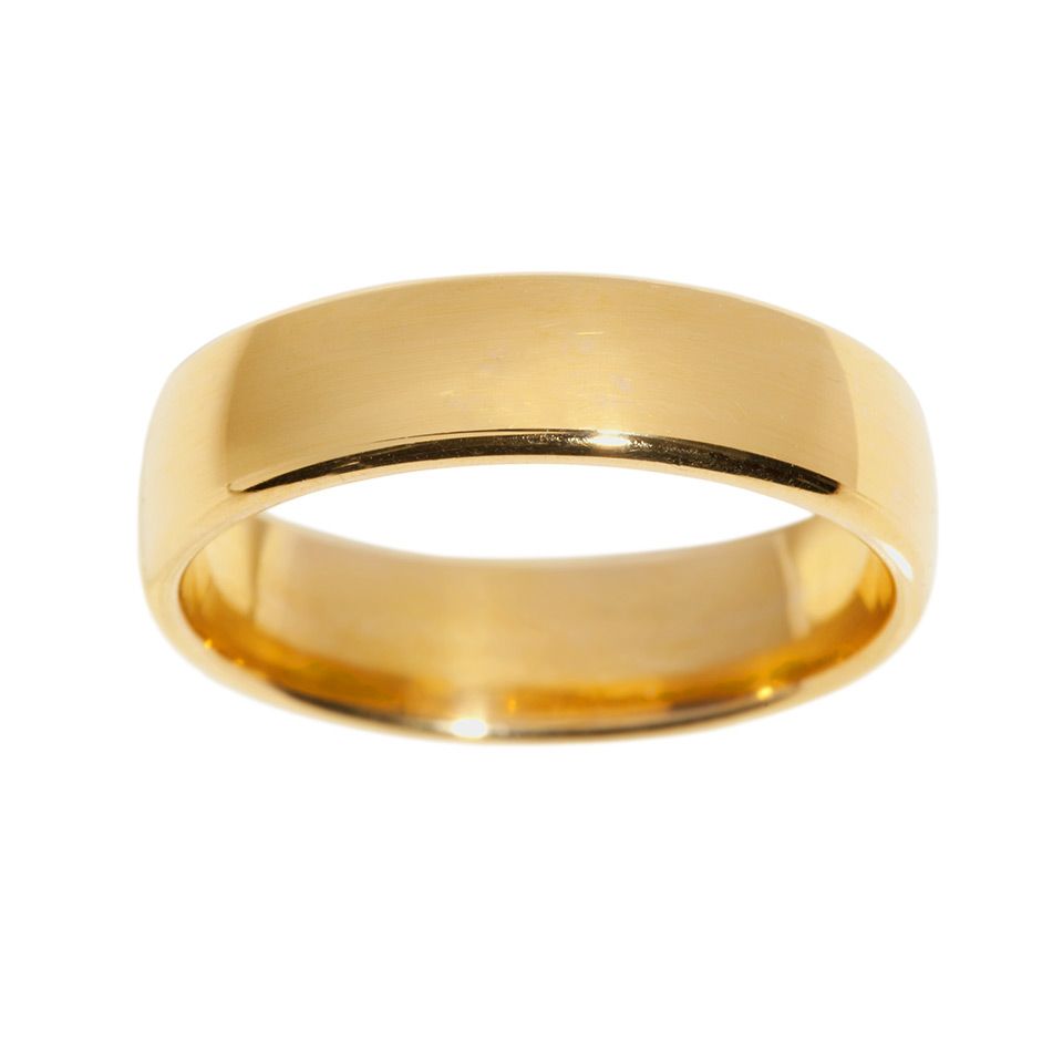 Förlovningsring i 18K guld 5mm. från Albrekts Guld