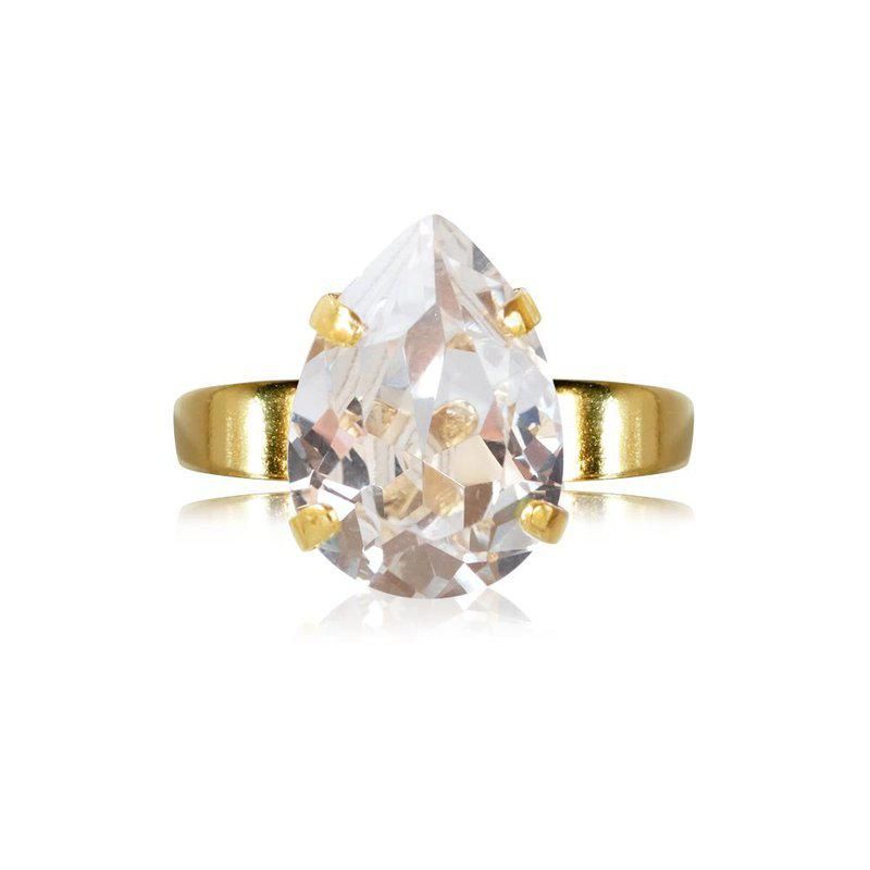 Ring Mini Drop Crystal från Hallbergs Guld