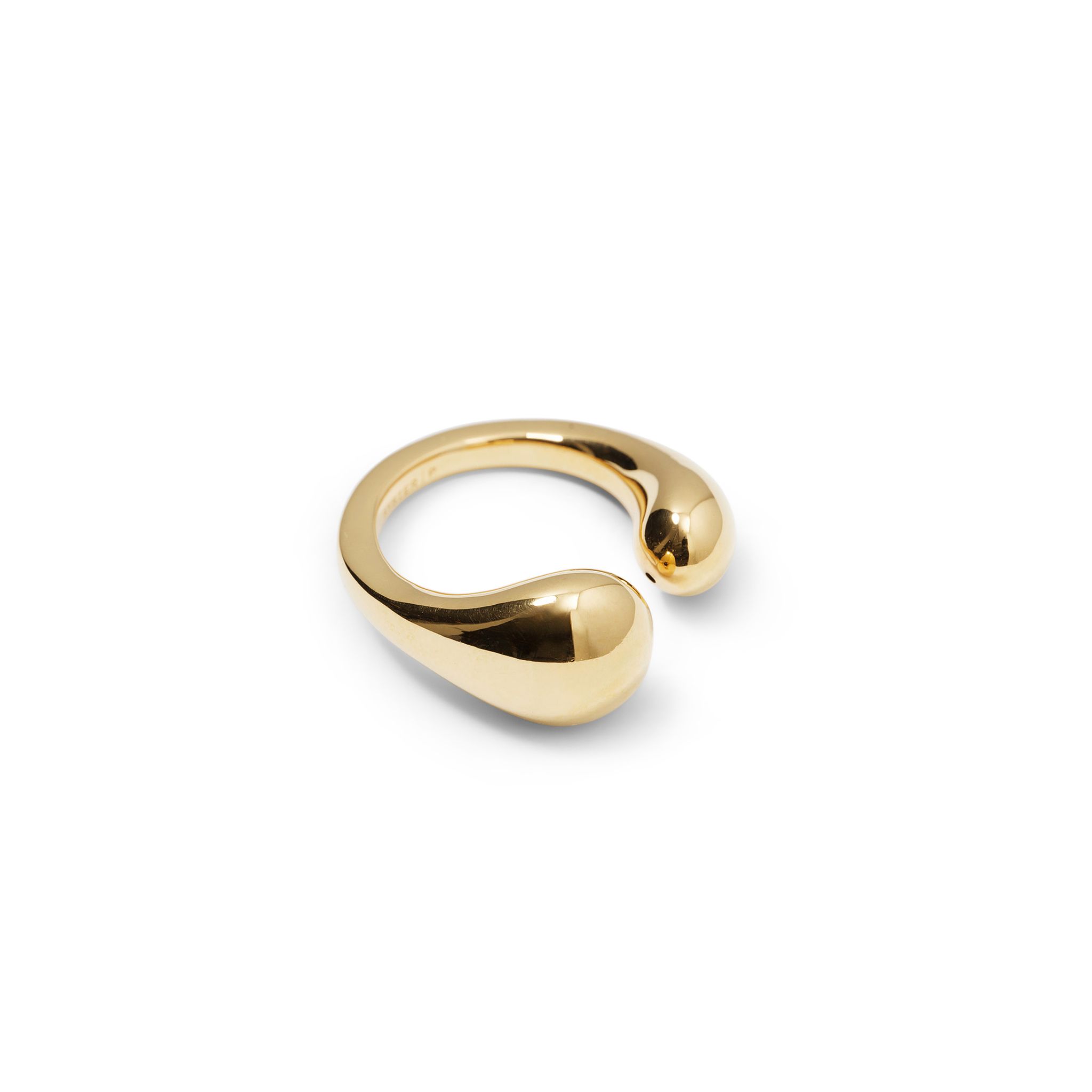 Ring Bolded Drops i äkta silver från Hallbergs Guld