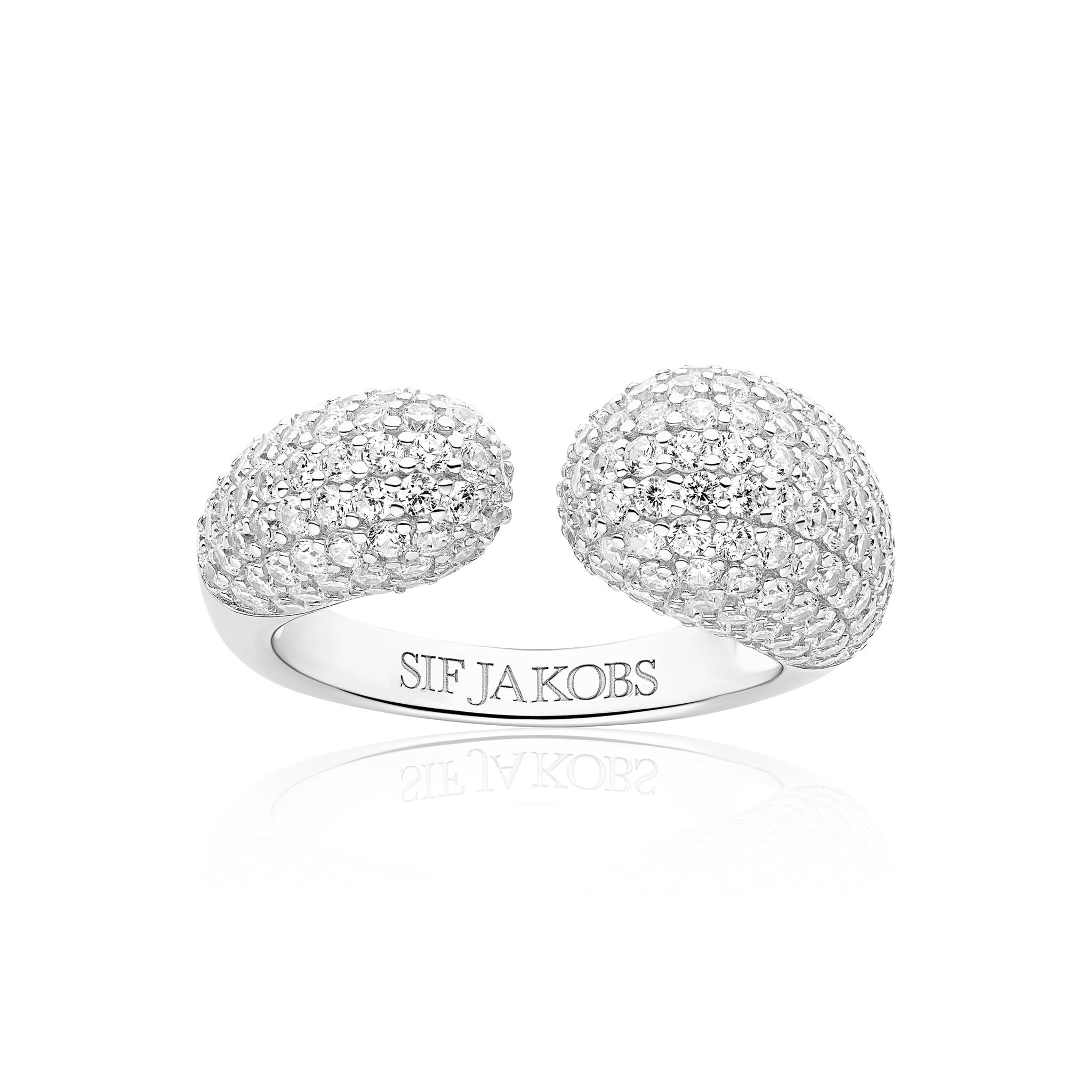 Goccia ring i äkta silver från Hallbergs Guld