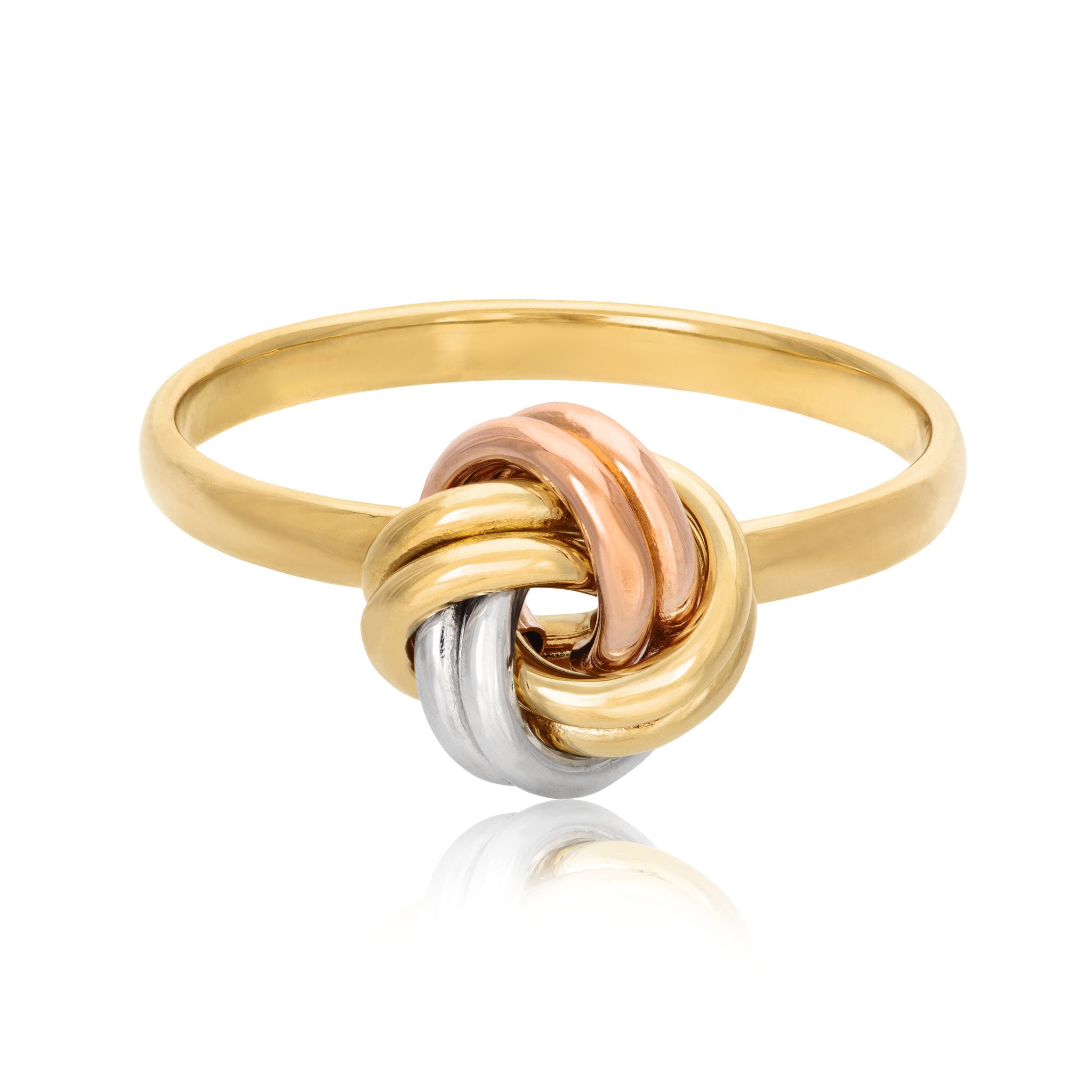 Ring Knot i 14K guld från Hallbergs Guld