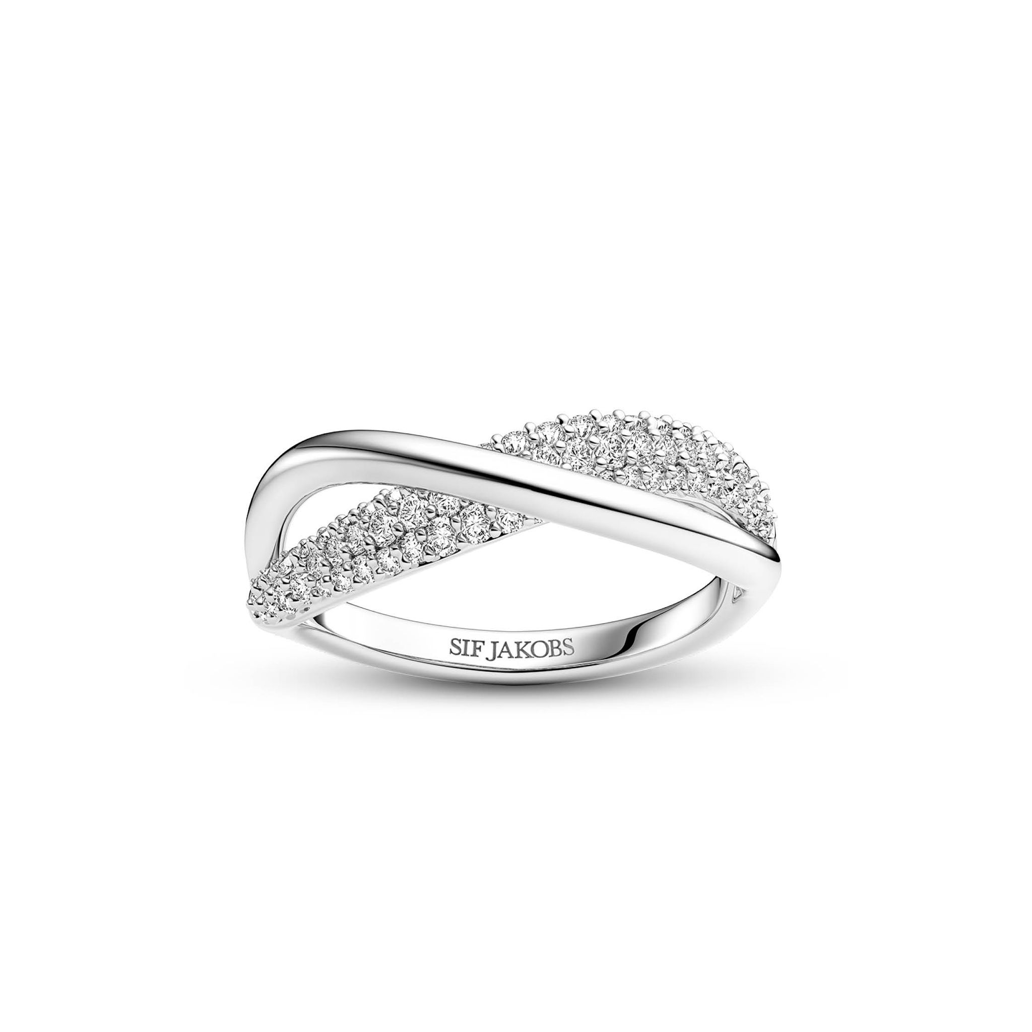 Ring Infinito i äkta silver från Hallbergs Guld