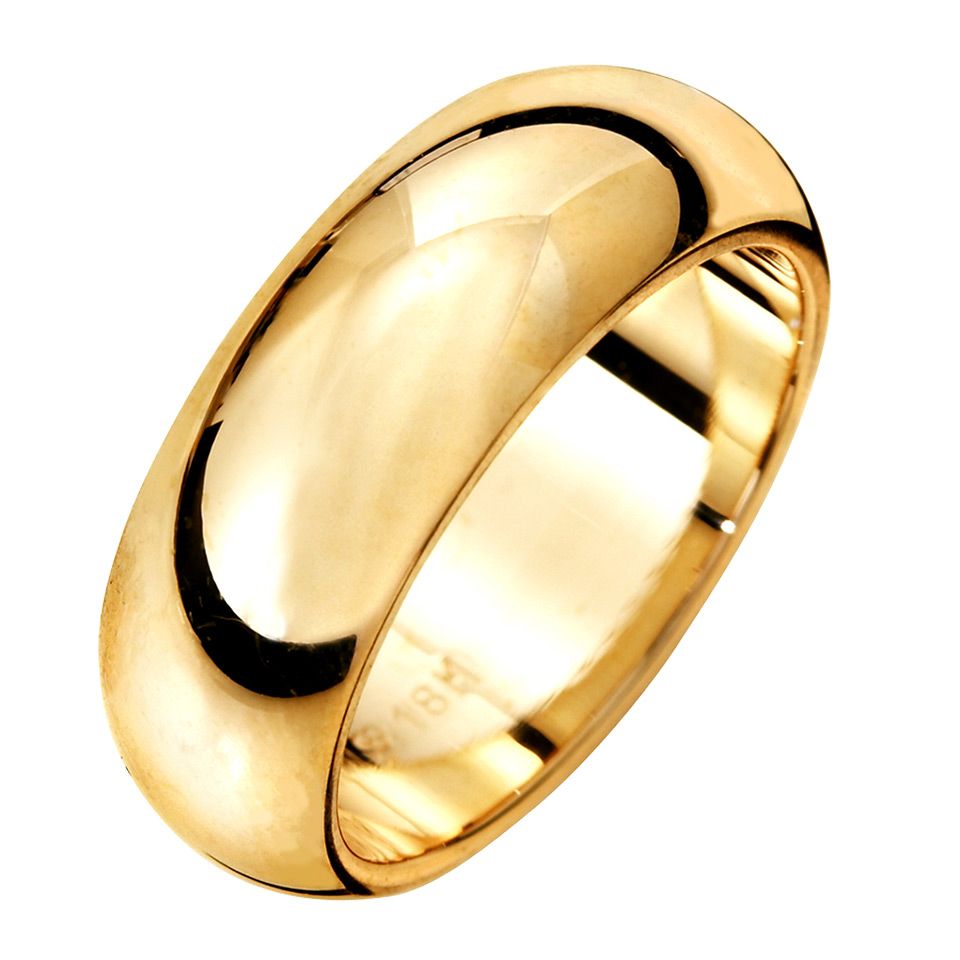 Förlovningsring 18K guld 7mm från Guldfynd
