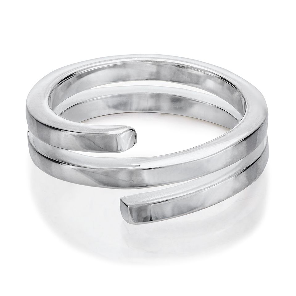 Ring i äkta silver i omlott från Guldfynd