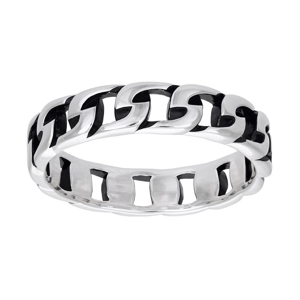 Flätad ring i äkta silver från Guldfynd