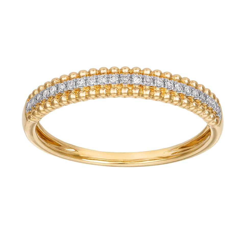 Diamantring i 18K guld - Vintage från Guldfynd