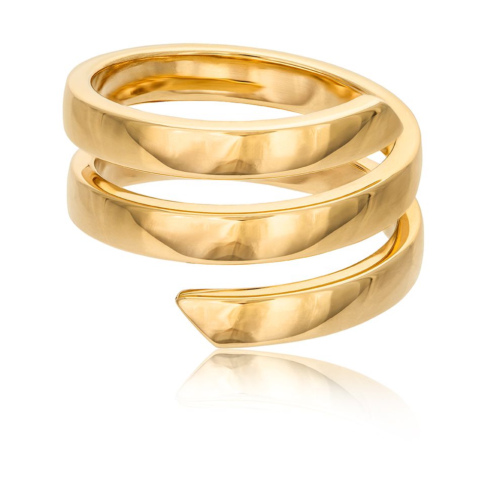 Ring Spiral i 14K guld från Guldfynd