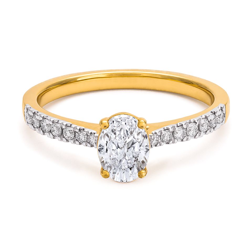 Ring med labbodlade diamanter Electra från Guldfynd