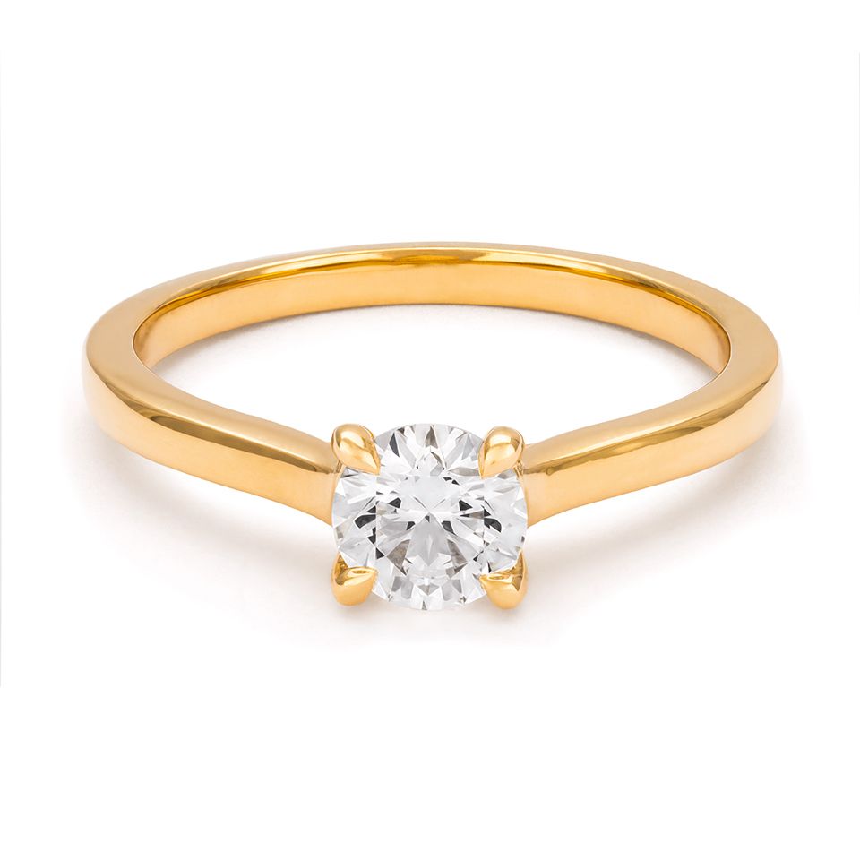 Ring med labbodlad diamant Paloma från Guldfynd