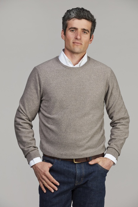 Merino Crew Neck Structure Knit Merino Crew Neck Structure Knit MOLE
