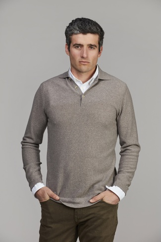 MERINO STRUCTURE POLO MOLE