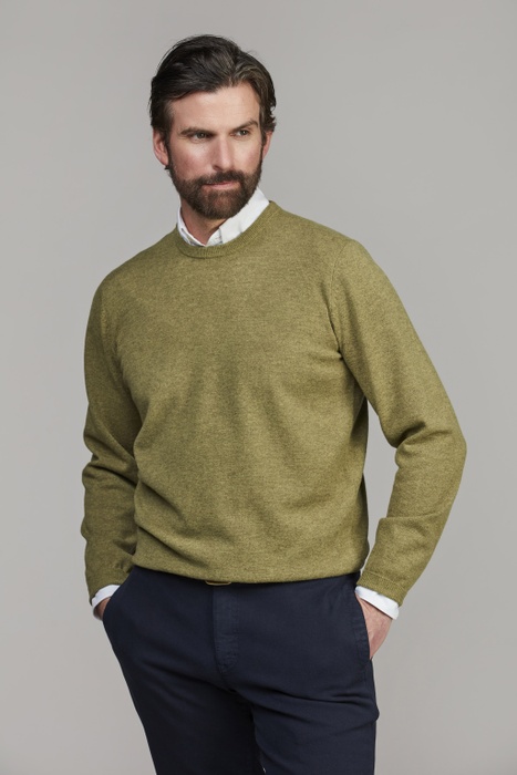 Refine Crew Neck Knit Refine Crew Neck Knit DUSTY GREEN