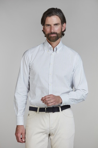 Coastal Stripe Shirt WHITE