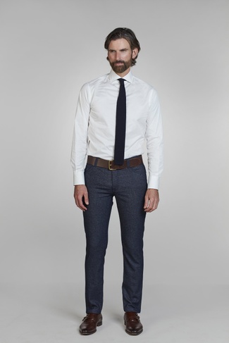 5-pkt Merano Cashmere Blend DARK BLUE