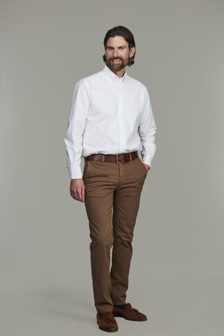 Classic Chino Aerodyn High Stretch HELLBRAUN