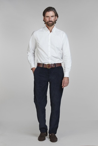 Classic Chino Cord MARINEBLAU