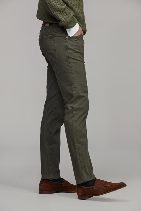 5-pkt Cut'n Sew Bormio Print OLIVE GREEN