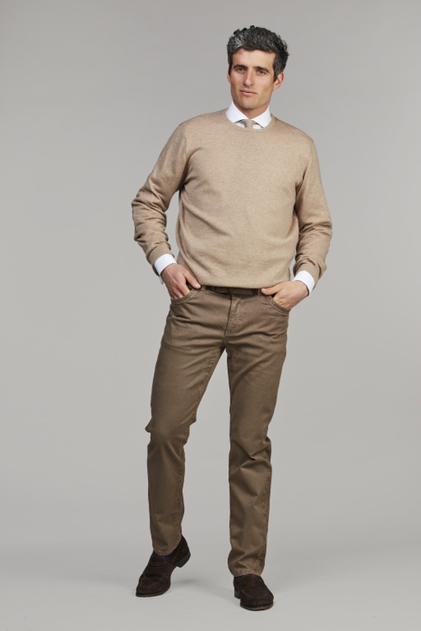 5-pkt Cut'n Sew Bormio Regular DARK BEIGE