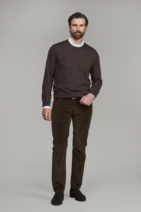 5-pkt Cut'n Sew Enso Cord BROWN