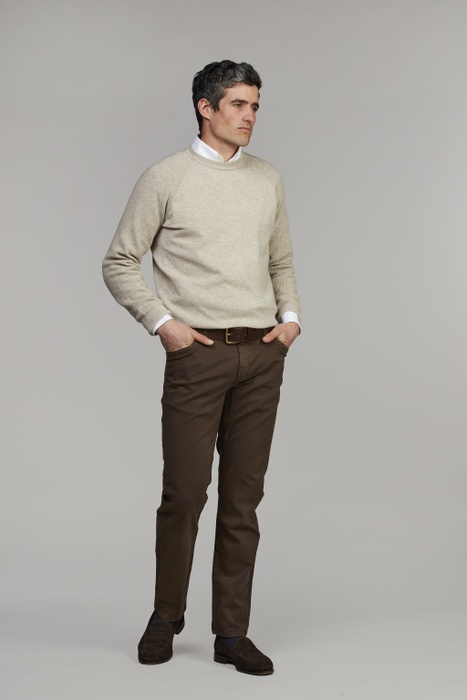 5-pkt Cut'n Sew Universal Twill BROWN