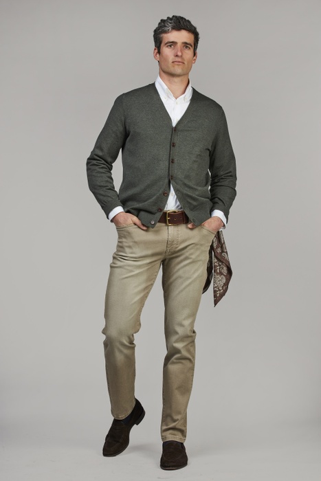 5-pkt Cape Town Coloured Denim DARK BEIGE