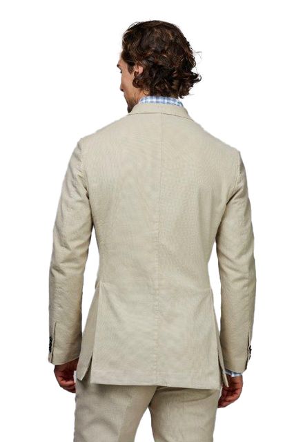 HOPSACK COTTON STRETCH JACKET