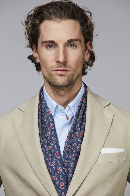 HOPSACK COTTON STRETCH JACKET