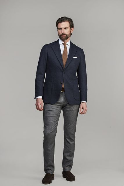 WOOL JERSEY BLAZER