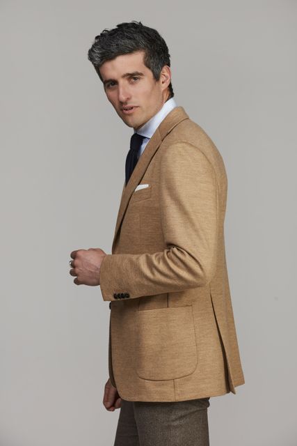 WOOL JERSEY BLAZER