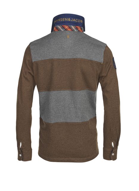 STRIPED BACK RUGGER
