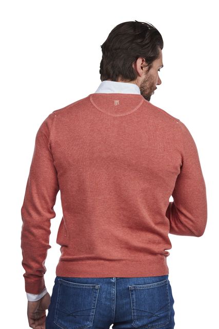 COTTON V-NECK KNIT