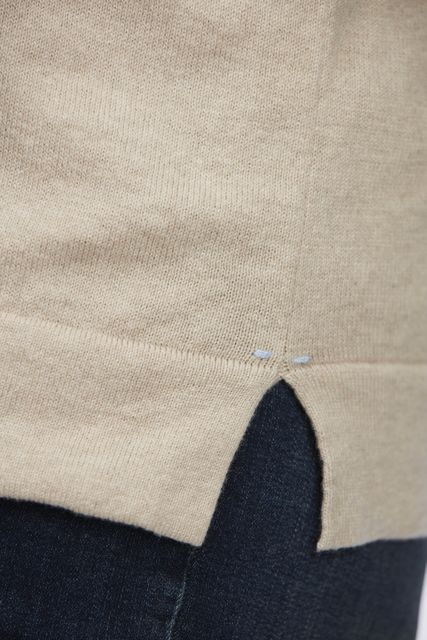 COTTON CASHMERE 2-TONE KNIT