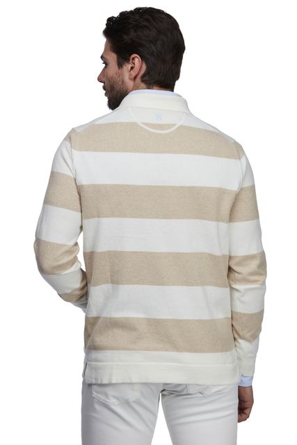 COTTON CASHMERE POLO KNIT