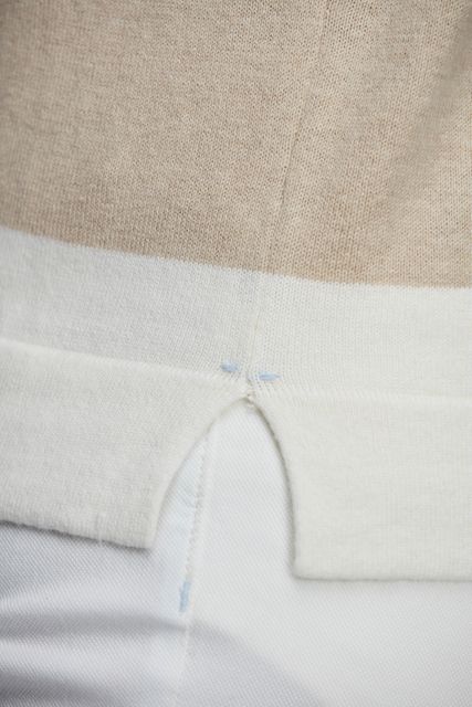 COTTON CASHMERE POLO KNIT