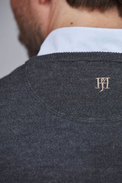 MERINO CREWNECK STRUCTURE KNIT