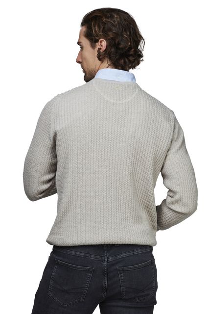 CREWNECK MINI CABLE KNIT