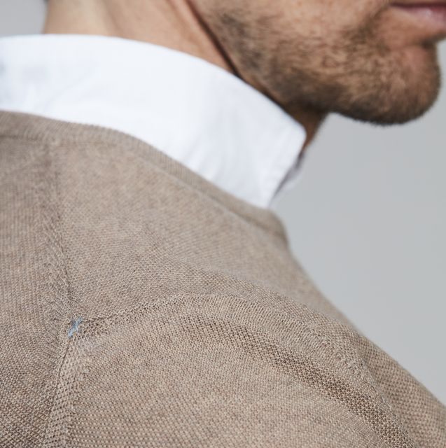 MERINO CREWNECK STRUCTURE KNIT