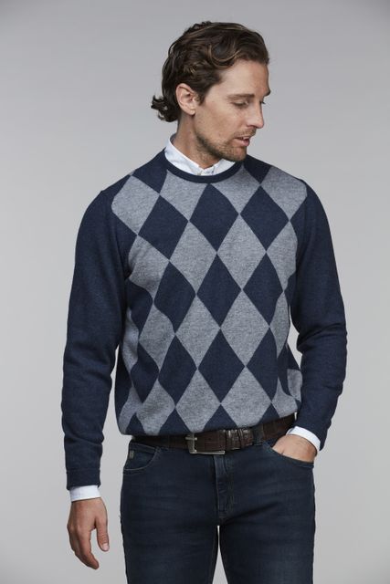 GEELONG CREWNECK ARGYLE