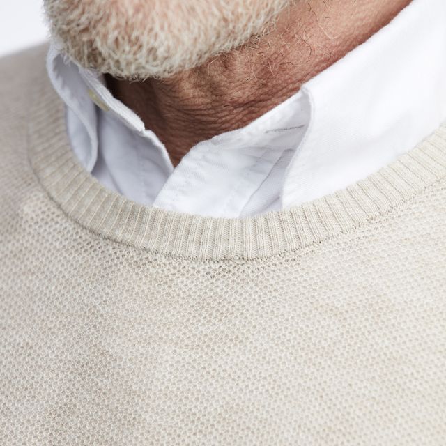 FLAXEN HONEYCOMB KNIT