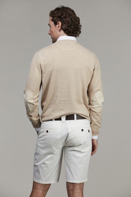 Crew Neck Knit,  E-patch