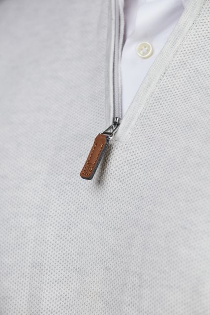 Half Zip Structure Knit