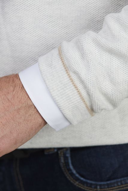 Half Zip Structure Knit