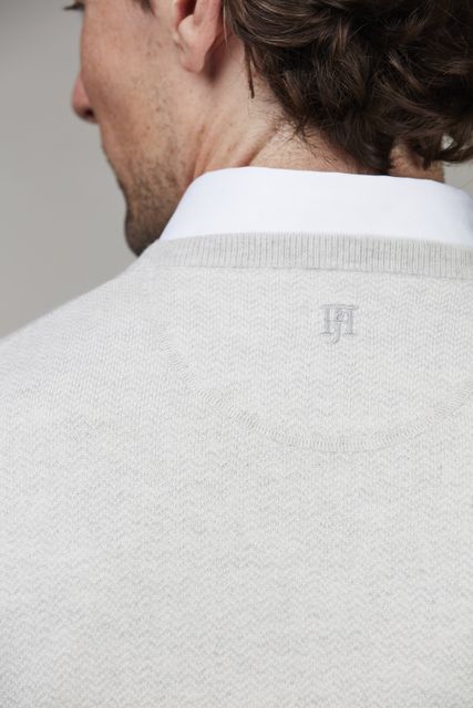 2Tone Herringbone Knit