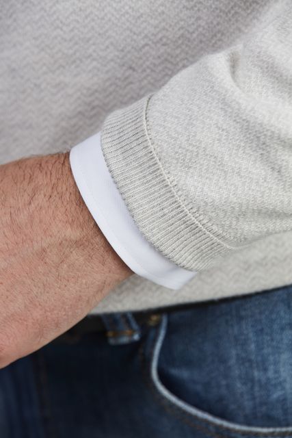 2Tone Herringbone Knit