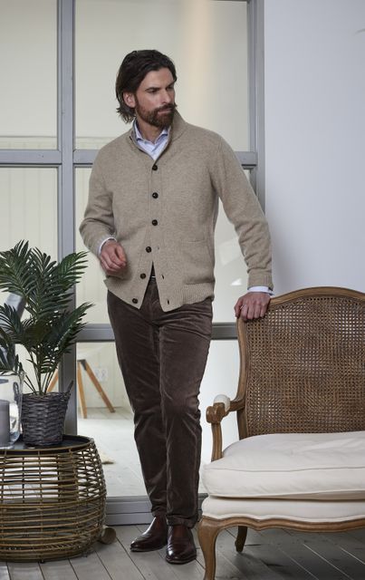 Geelong High Collar Cardigan