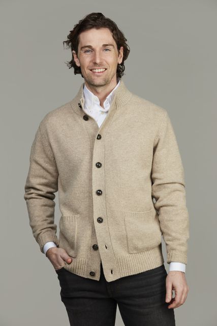 Geelong High Collar Cardigan