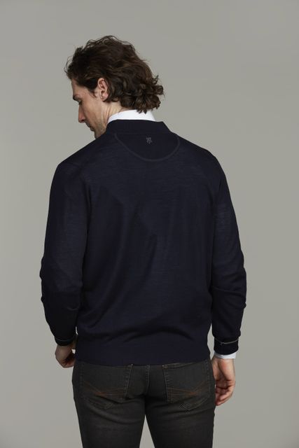 Merino Full Zip Plain Knit