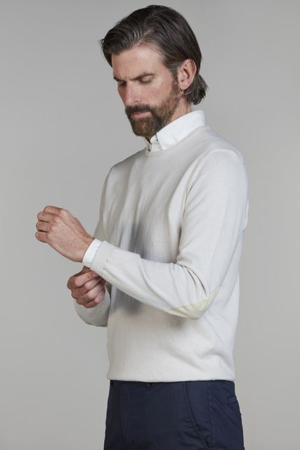 Crew Neck Knit E-Patch