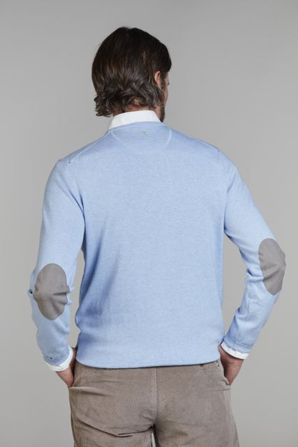 Crew Neck Knit E-Patch