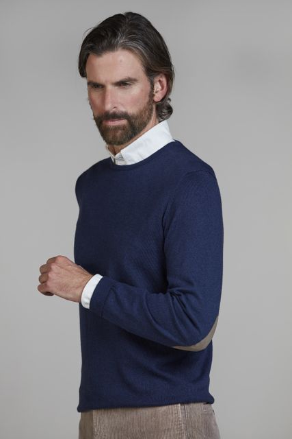 Crew Neck Knit E-Patch